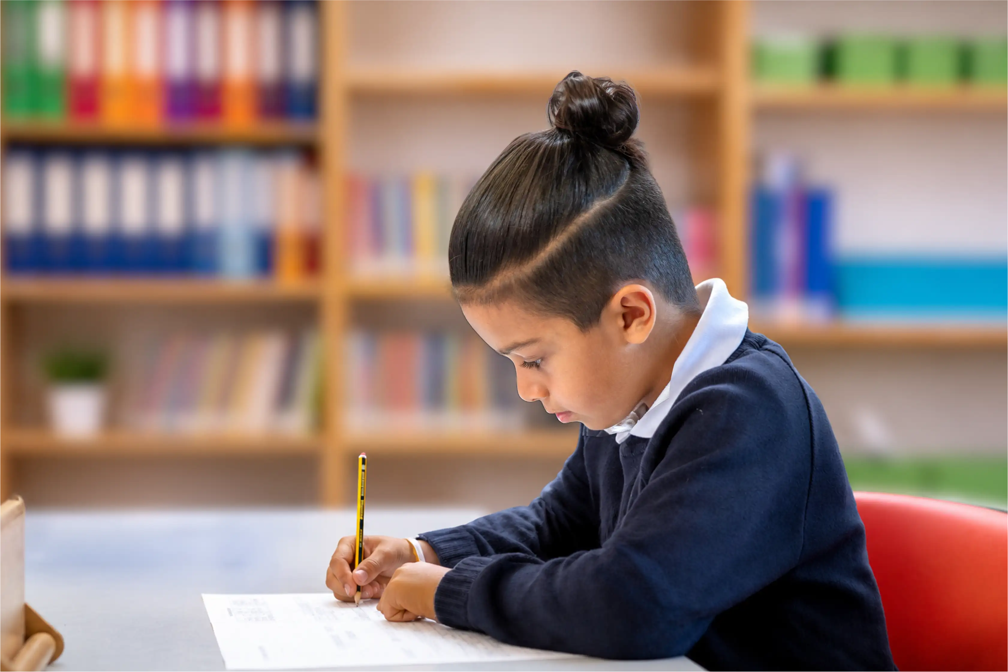 Junior King's School students learning