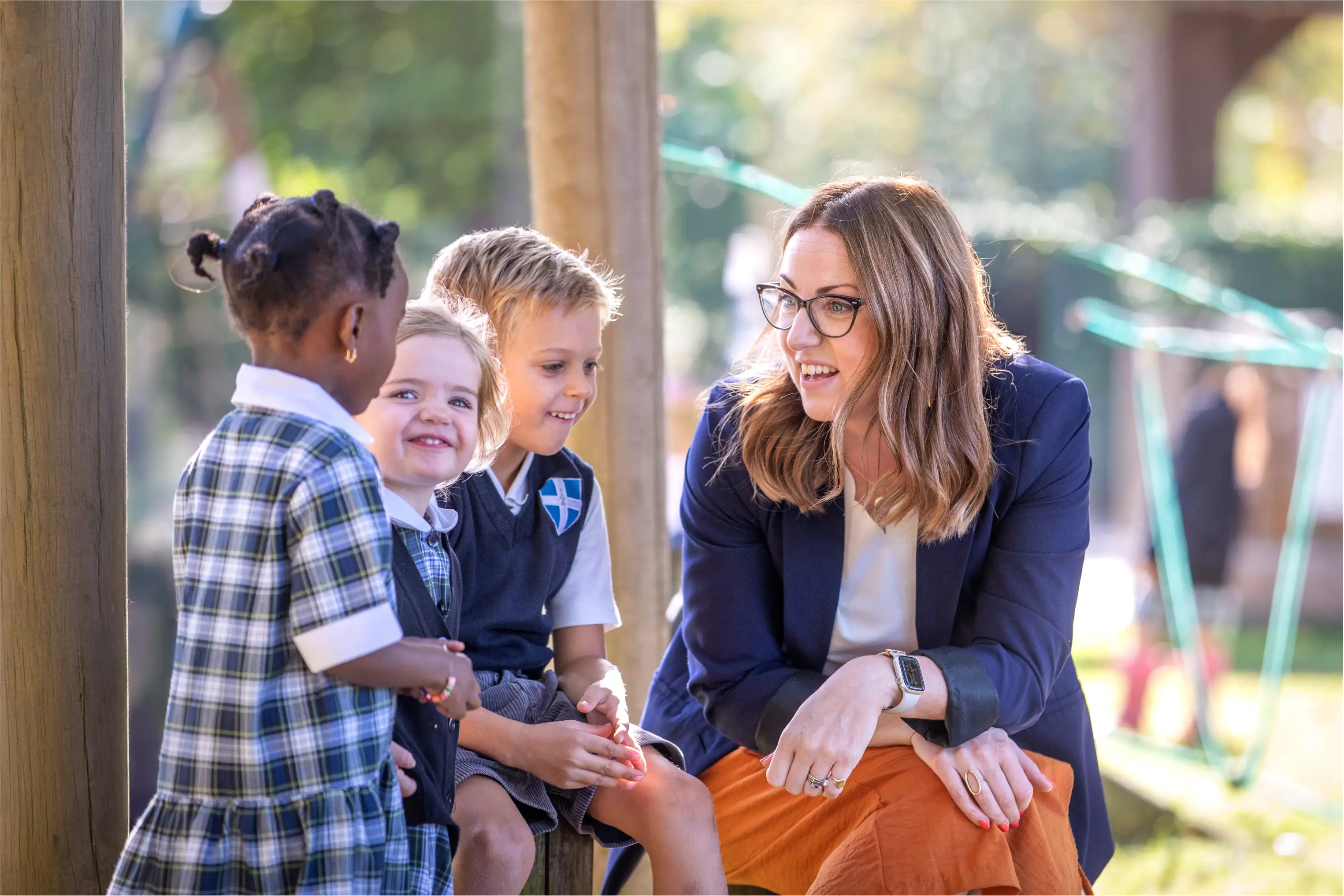 Junior King's School students learning