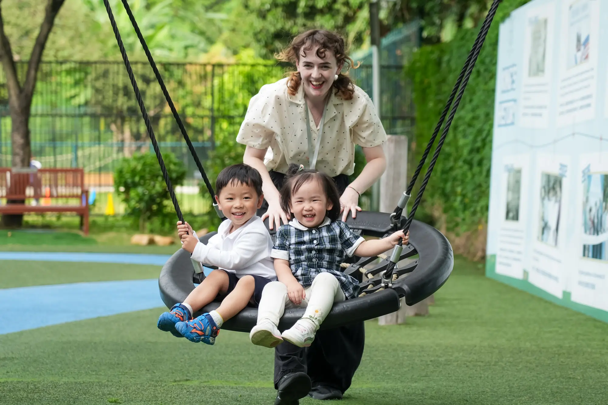 Junior King's School students learning