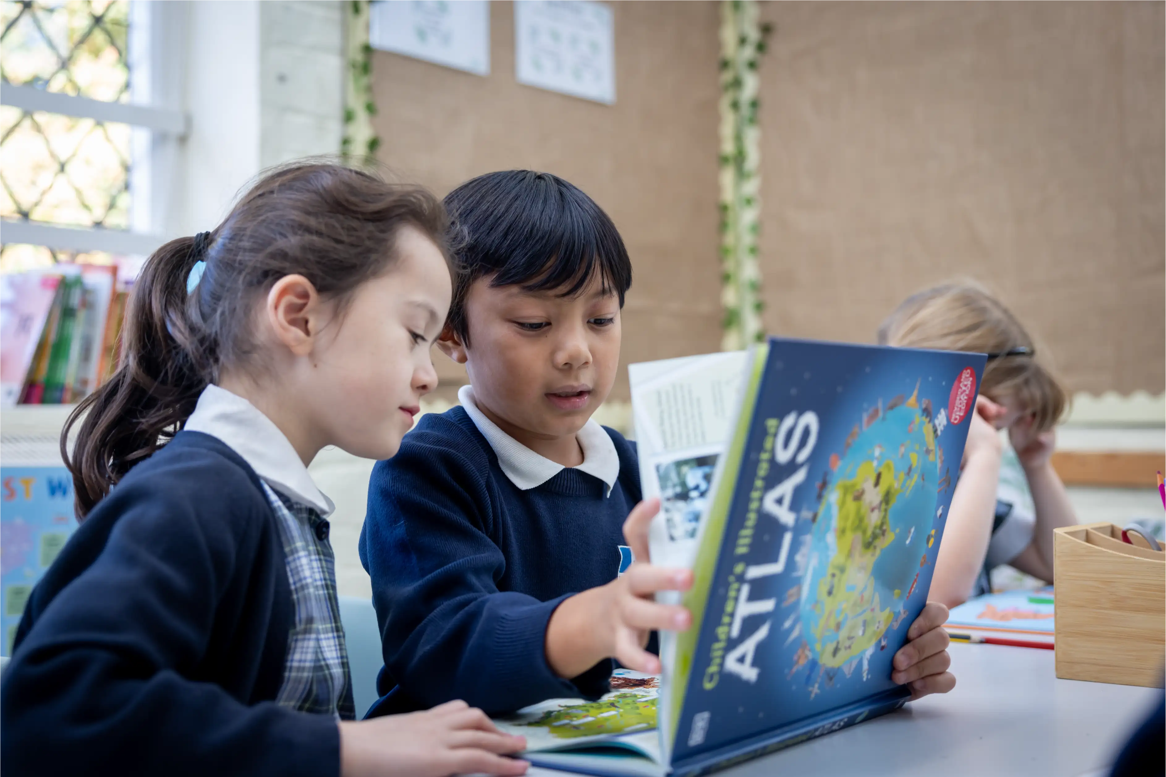 Junior King's School students learning